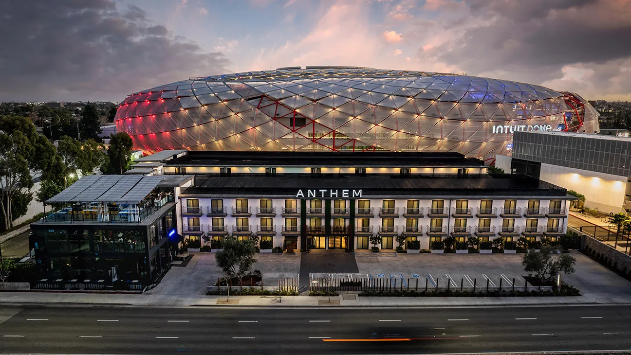 The Anthem Hotel by Hilton Opens in LA Stadium District by SoFi, Forum