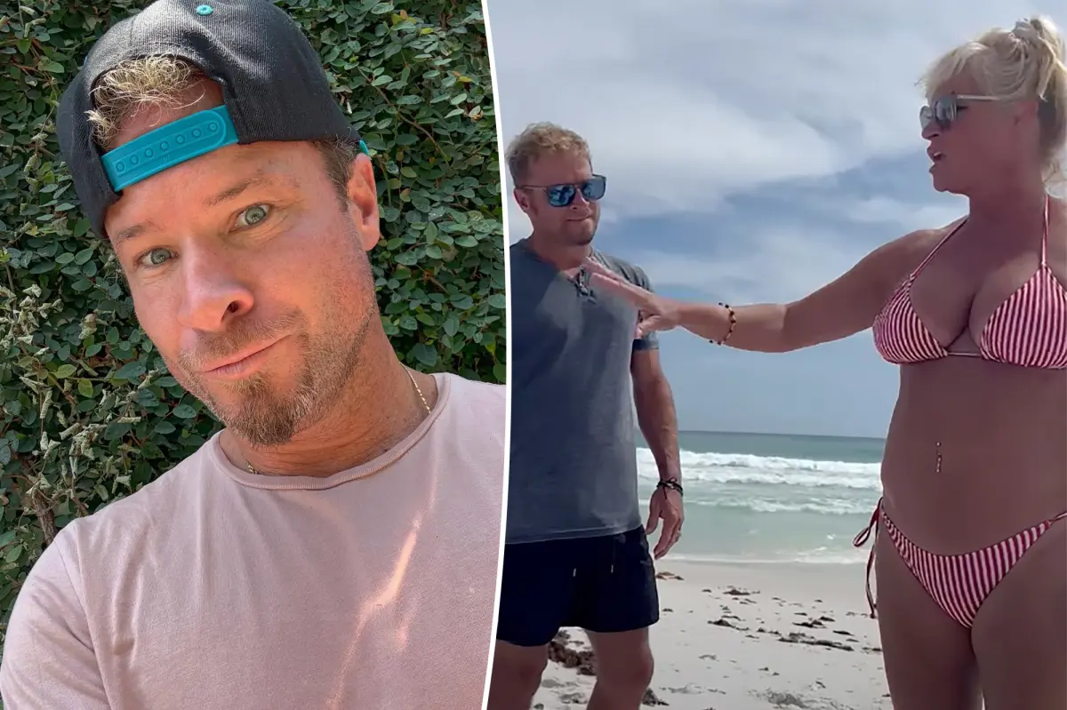 Brian Littrell claims threats over private beach dispute