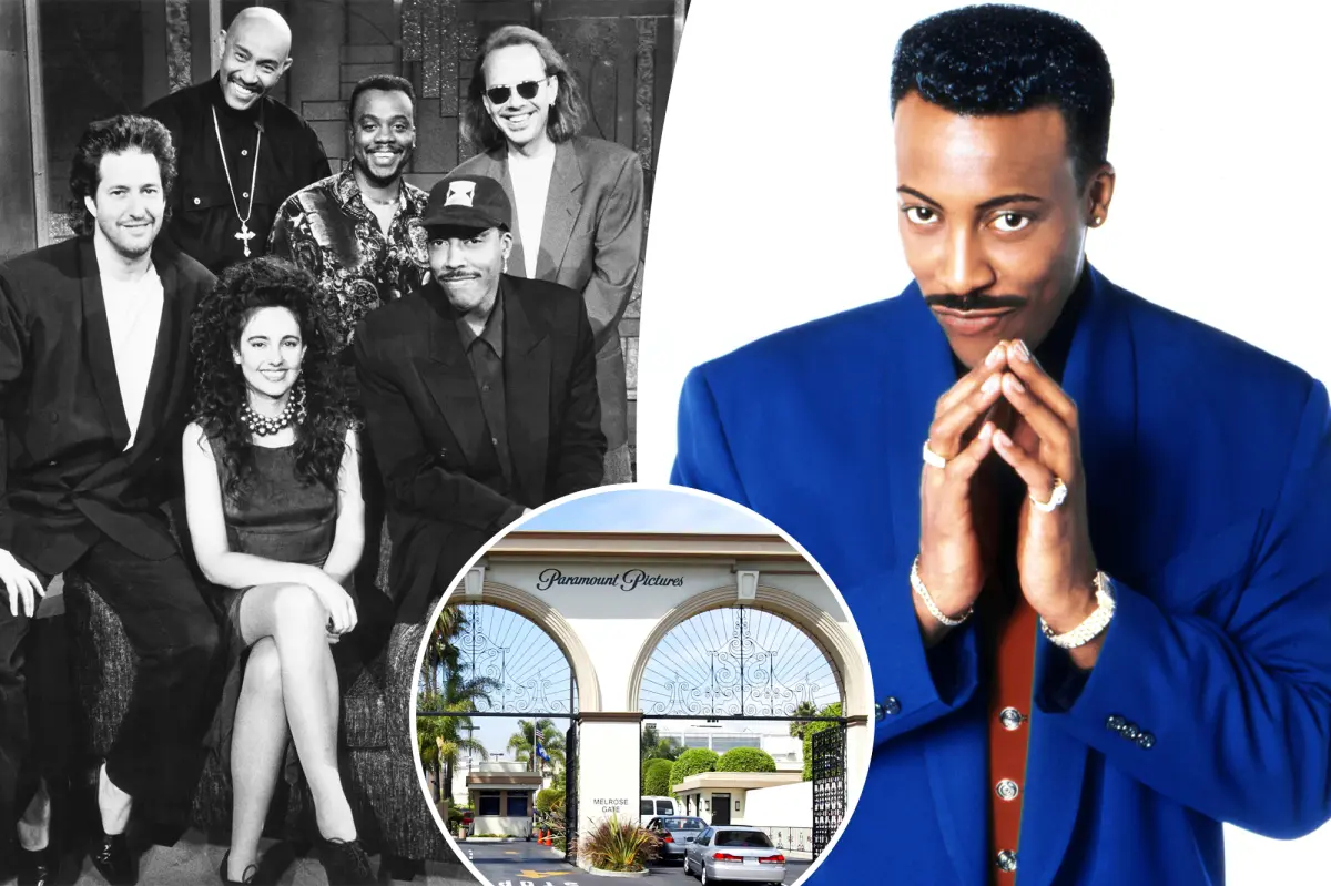 Arsenio Hall broke a studio gate after being accused of theft