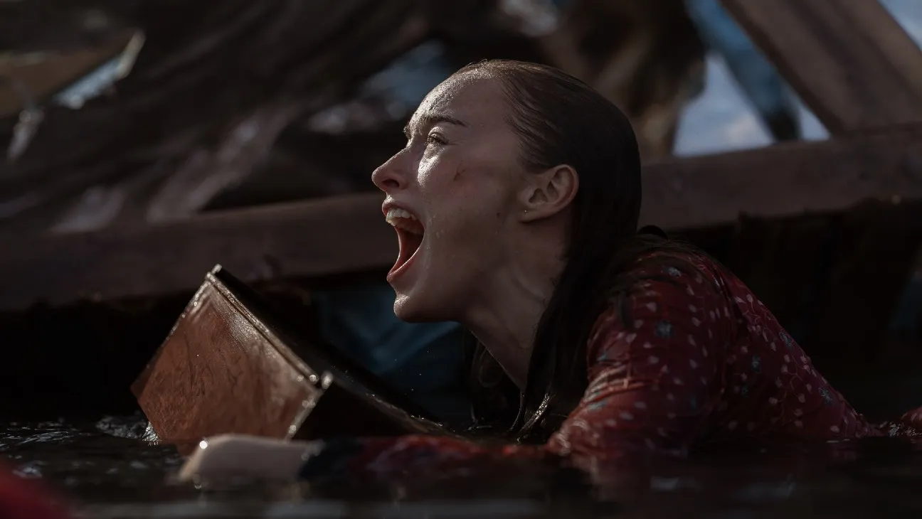 Phoebe Dynevor in Netflix Shark Survival Thriller