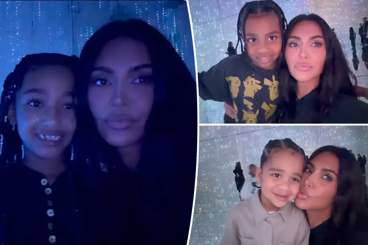Kim Kardashian shares sweet family snaps from Tokyo vacation with Lewis Hamilton
