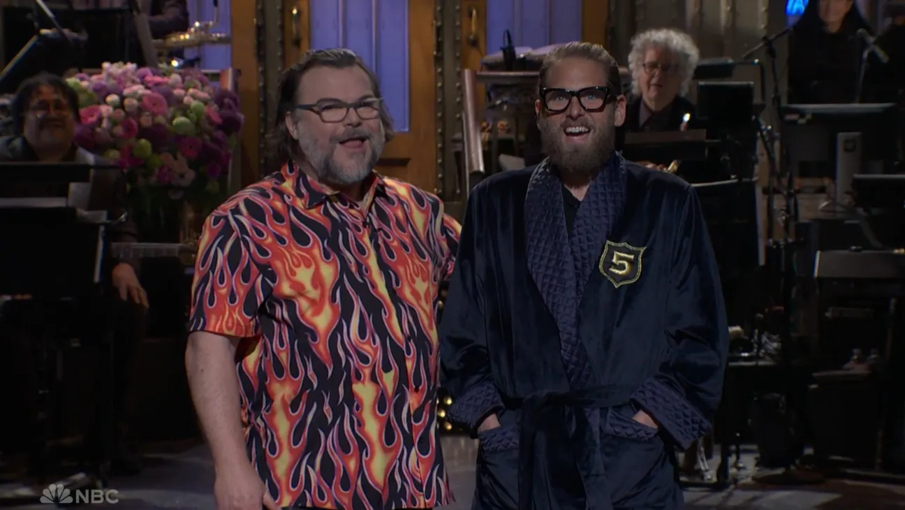 Tina Fey, Jonah Hill, Melissa McCarthy Join Jack Black SNL Monologue