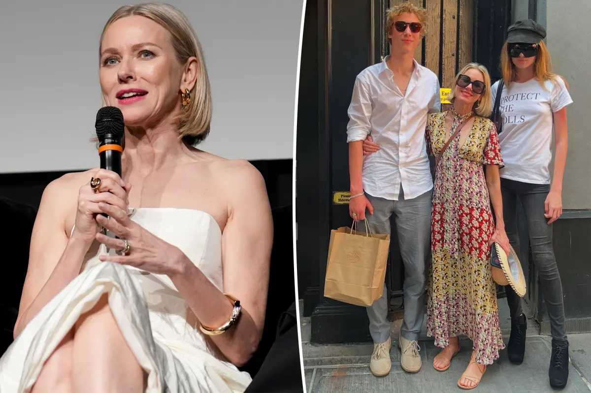 Naomi Watts recalls one of her kids finding sex product in her bedroom