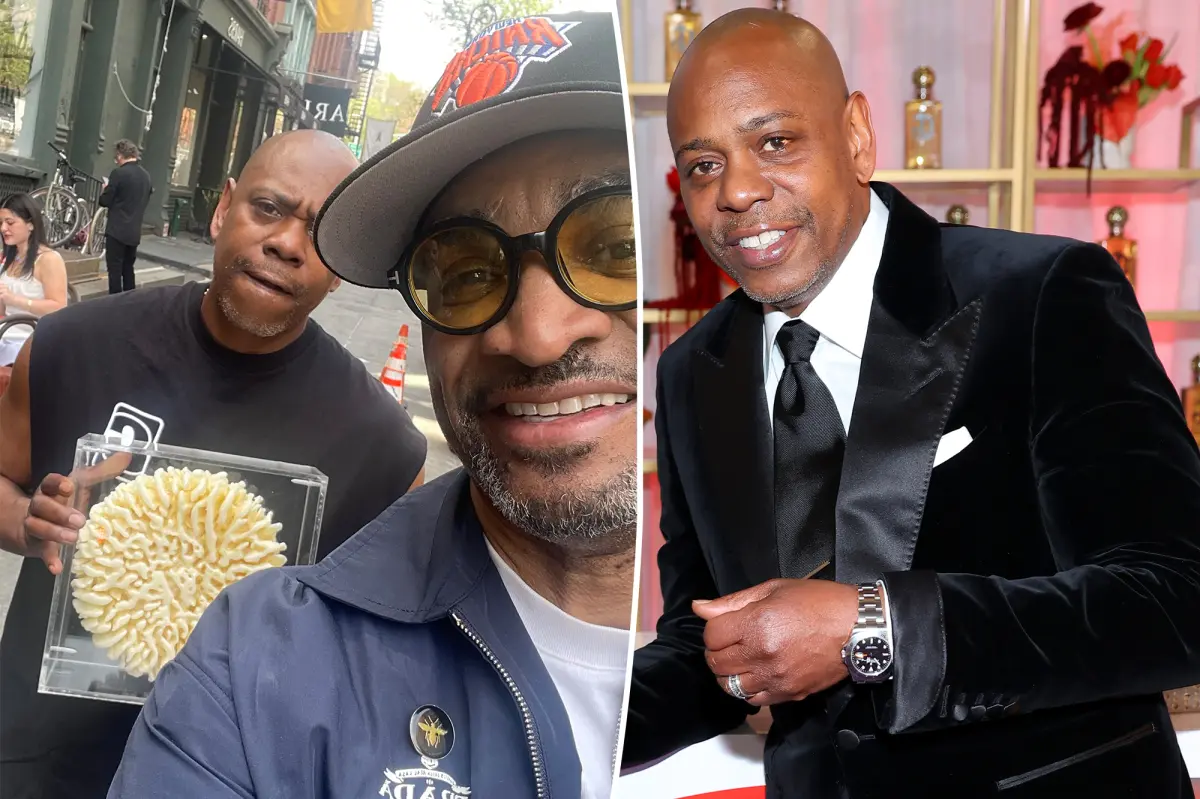 Artist LeRone Wilson gifts Dave Chappelle $7k bees wax art after chance meeting on the street