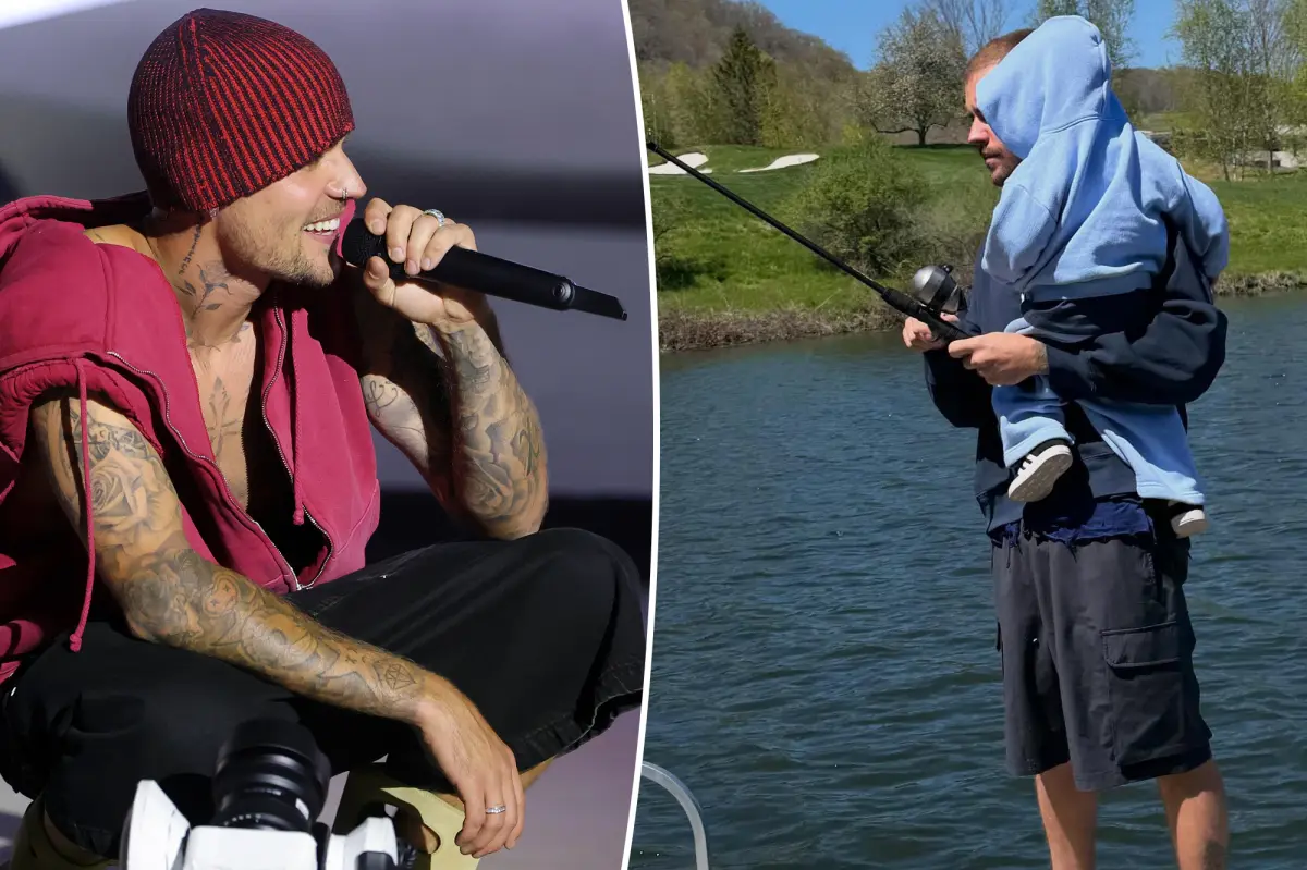 Justin Bieber shares sweet fishing moments with son Jack Blues after $10M Coachella performances