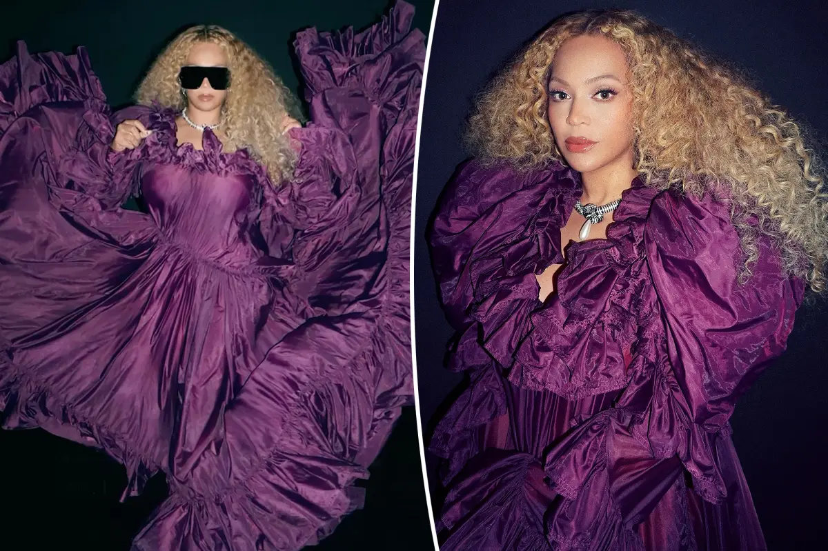 Beyoncé celebrates 10 years of ‘Lemonade’ with a new twist on her iconic ruffled ‘Hold Up’ gown