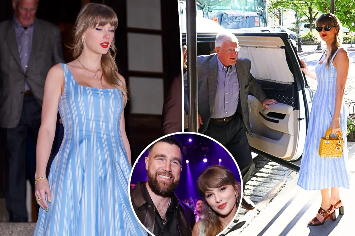 Taylor Swift breaks cover for NYC outing with dad Scott ahead of Travis Kelce wedding
