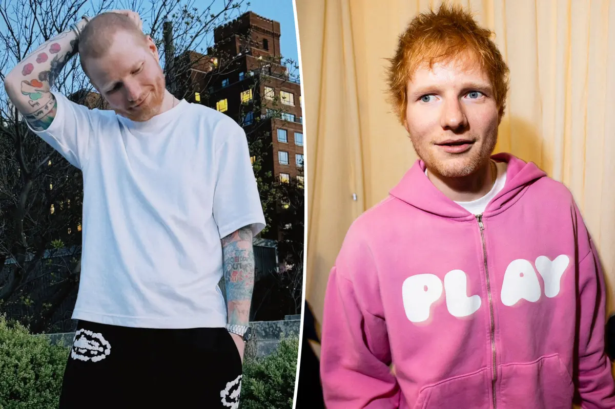 Ed Sheeran debuts shocking new shaved-head look