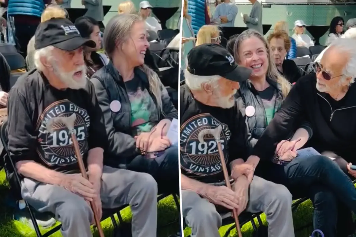 Dick Van Dyke, 100, dances and laughs at Malibu event with wife Arlene Silver