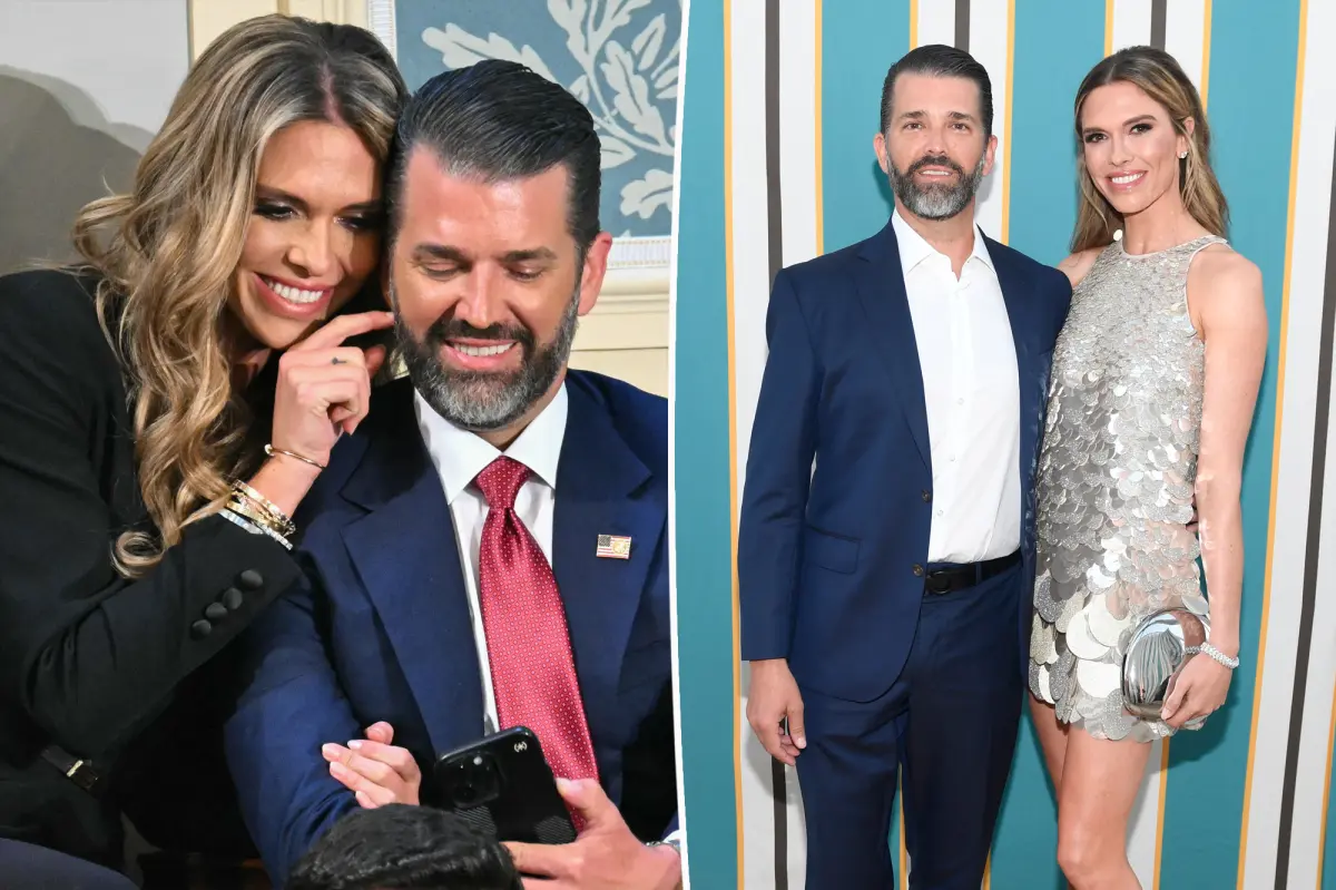 Donald Trump Jr. and Bettina Anderson waiting on Iran war before setting wedding date