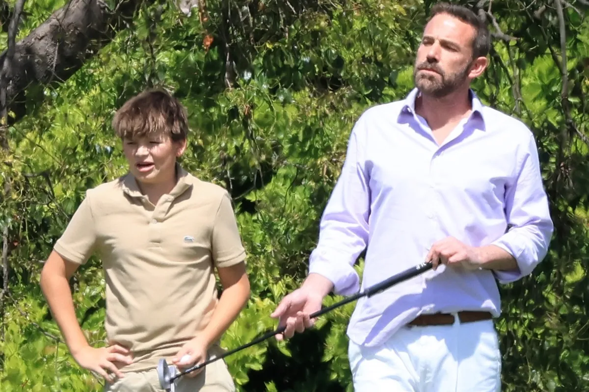 Ben Affleck and son Samuel go for round of golf and more star snaps