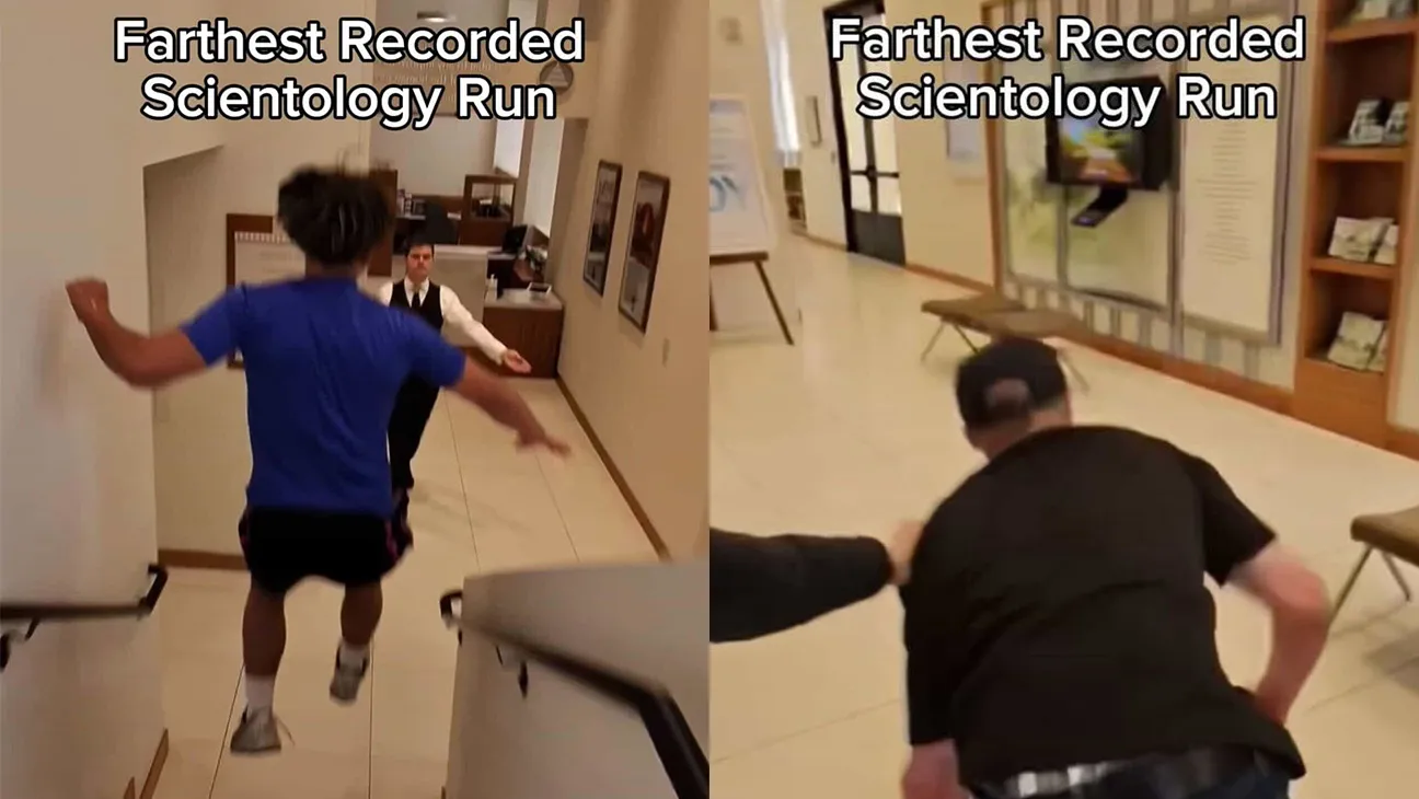 A TikToker’s Scientology “Run” Inspired a Trend. He Says It’s Too Far