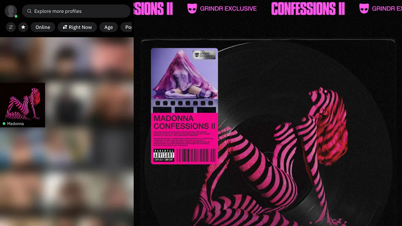 Madonna Invades Grindr to Promote New Album