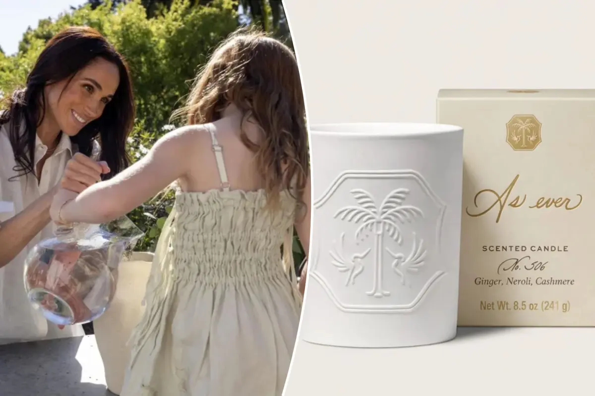 Meghan Markle promotes $64 candles via Archie, Lilibet’s names