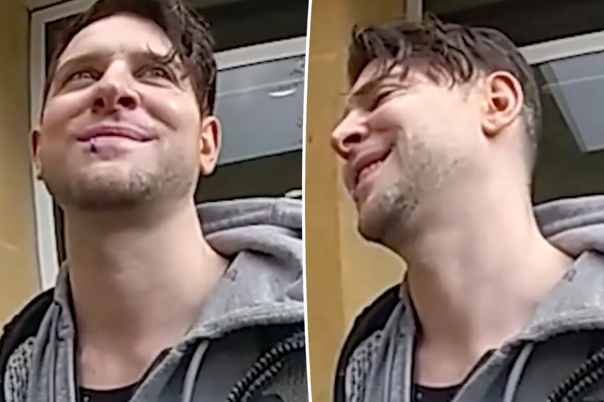 Famed ’80s new wave band’s singer smirks as he’s arrested on horrifying sex charges