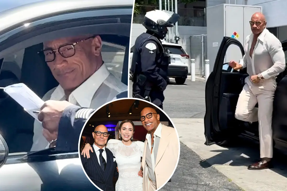 Dwayne ‘The Rock’ Johnson pulled over by police in Hollywood following co-star’s Walk of Fame ceremony