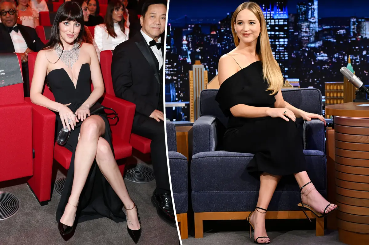 Jennifer Lawrence and Dakota Johnson wear trendy Jenny Bird anklets