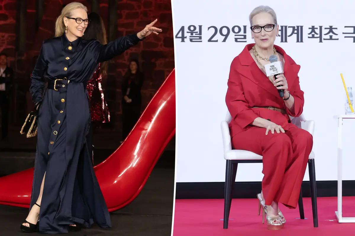 Meryl Streep wore Sole Bliss’ comfortable heels on ‘The Devil Wears Prada 2’ press tour