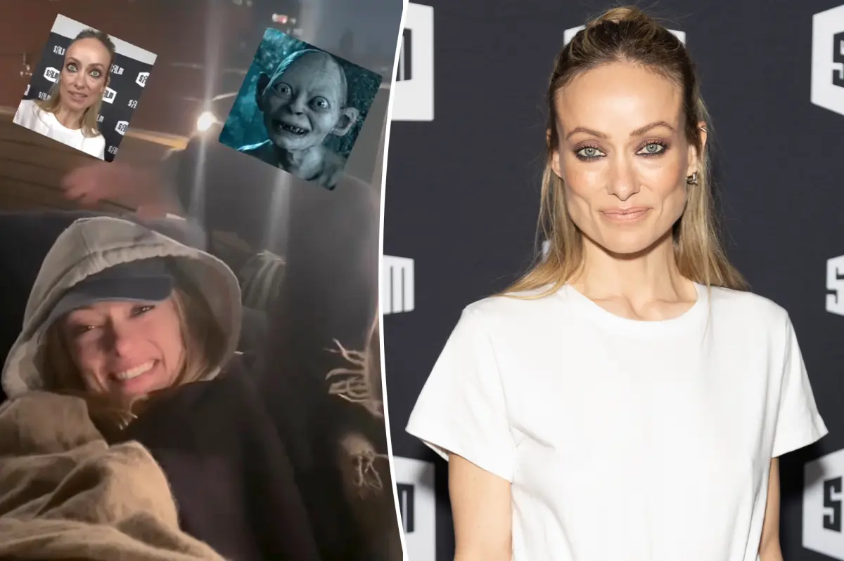 Olivia Wilde reacts to being compared to ‘Lord of the Rings’ hobbit Gollum after viral red carpet look