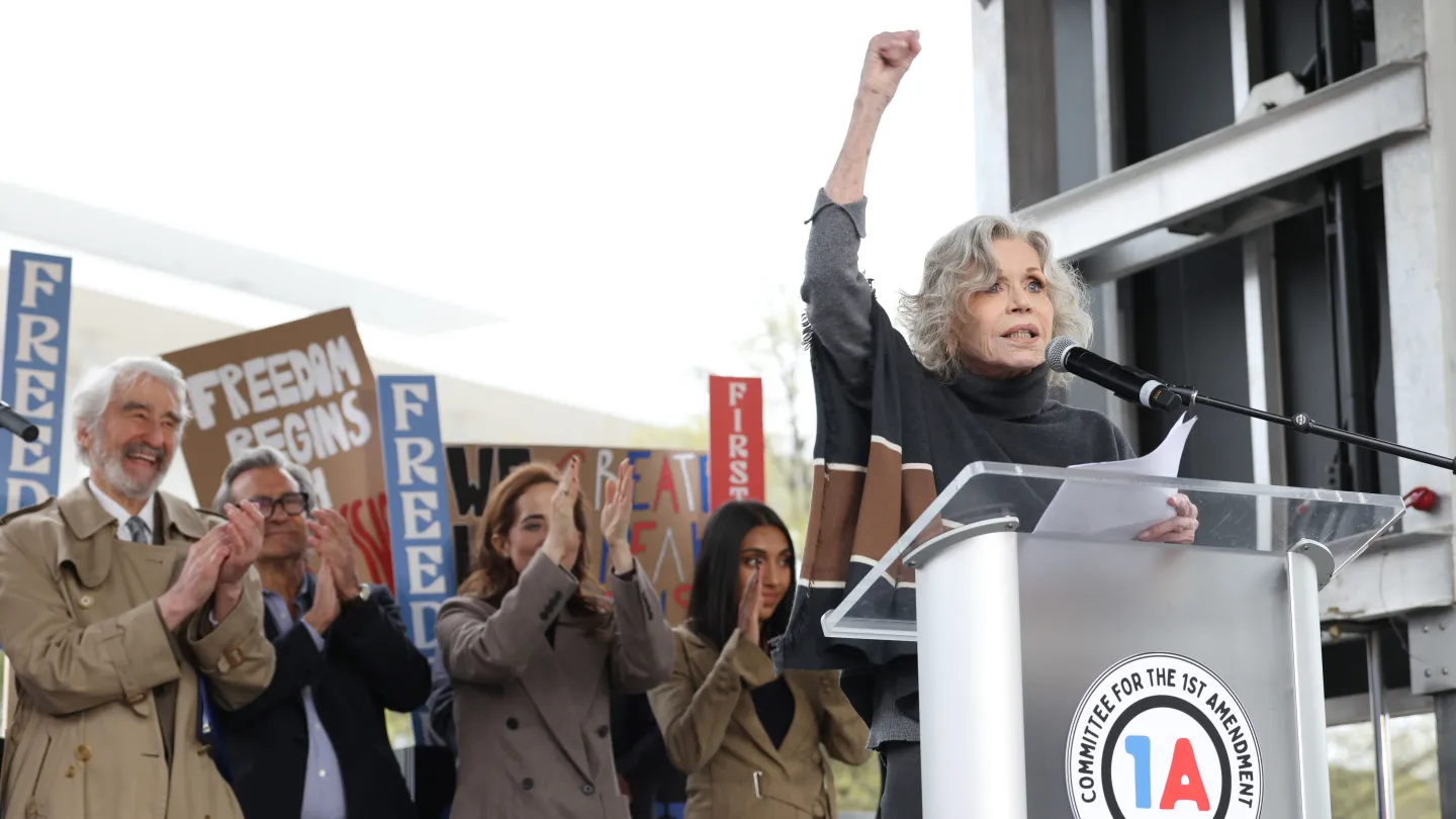 Jane Fonda’s Committee for the First Amendment Sets NYC Concert