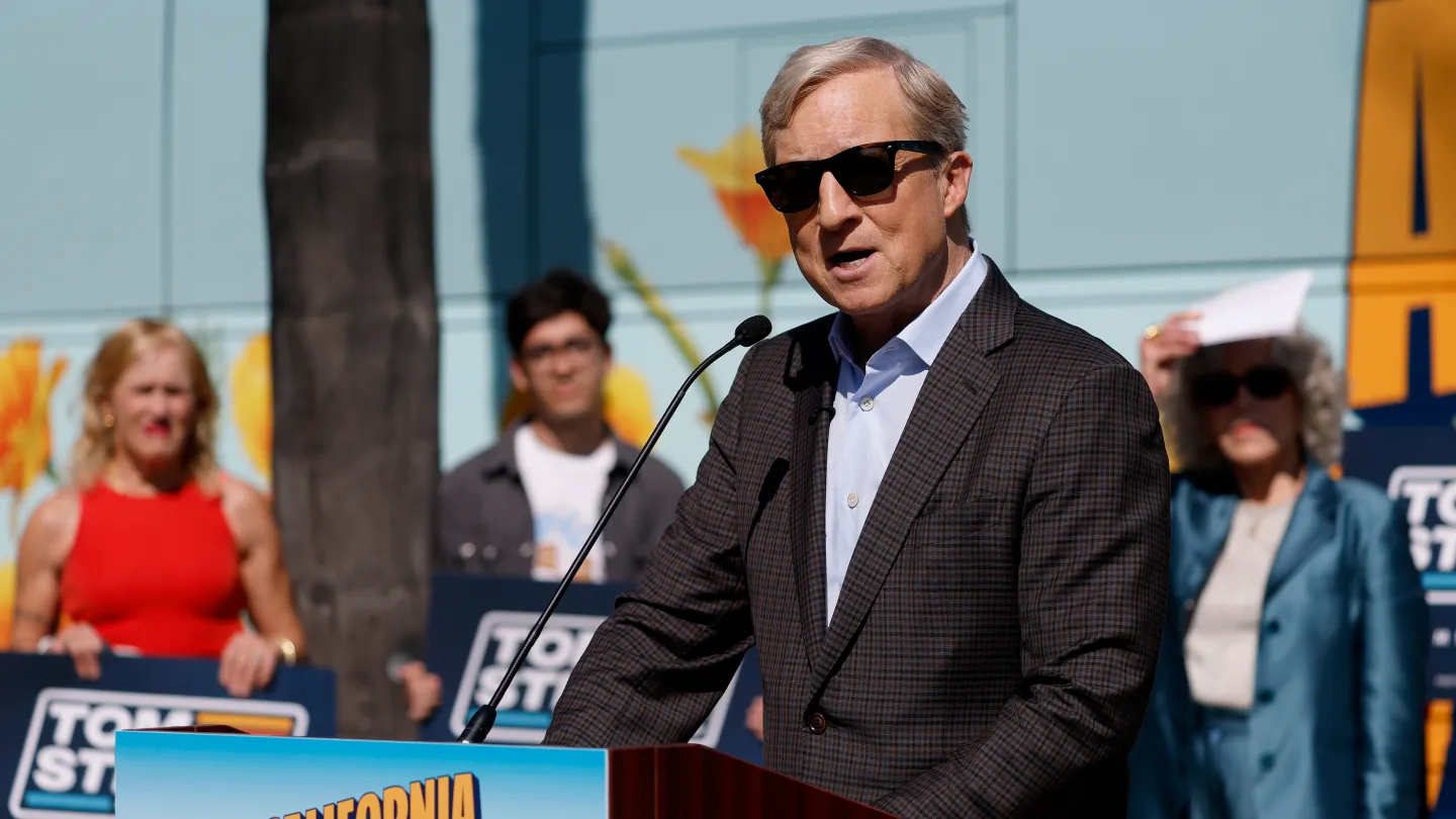 Tom Steyer Has Pointed Words for David Ellison Taking Over CNN