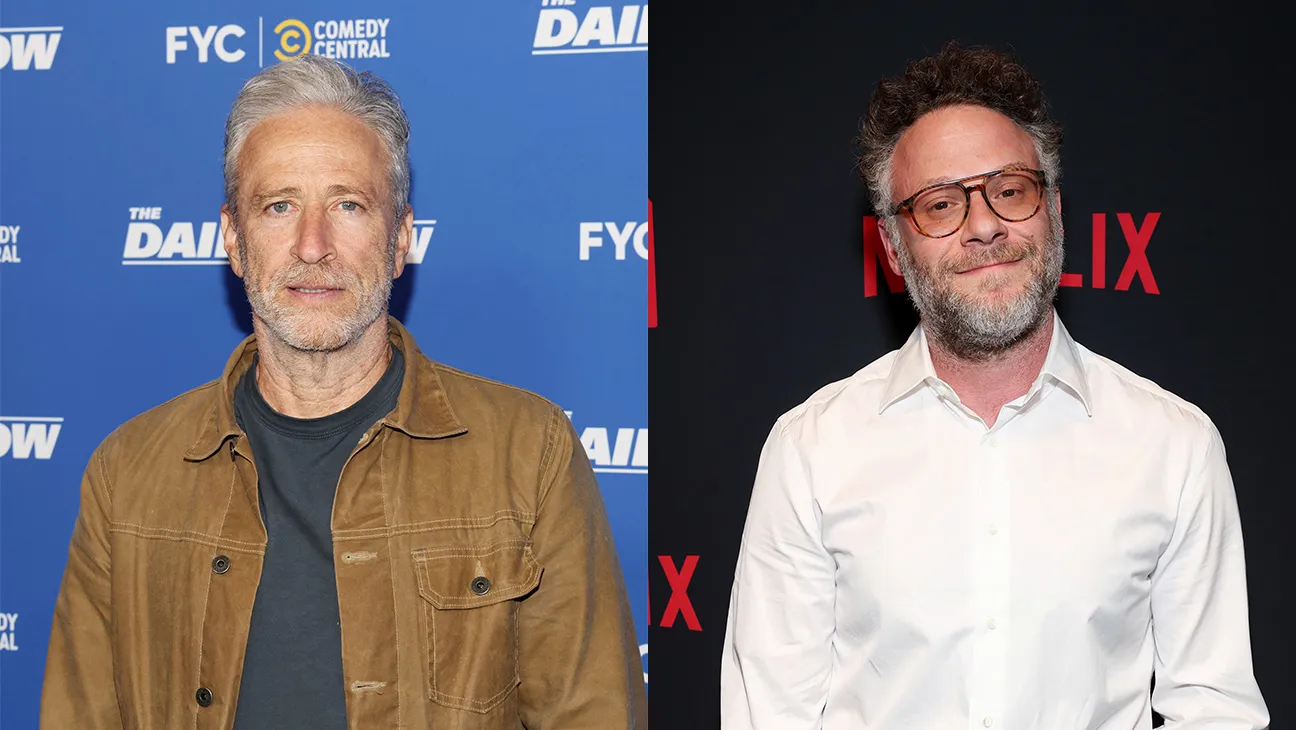 Jon Stewart and Seth Rogen Rip Kanye West’s Attempted Comeback