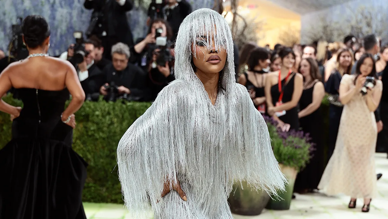 Teyana Taylor Wears Silver Fringe Tom Ford Look